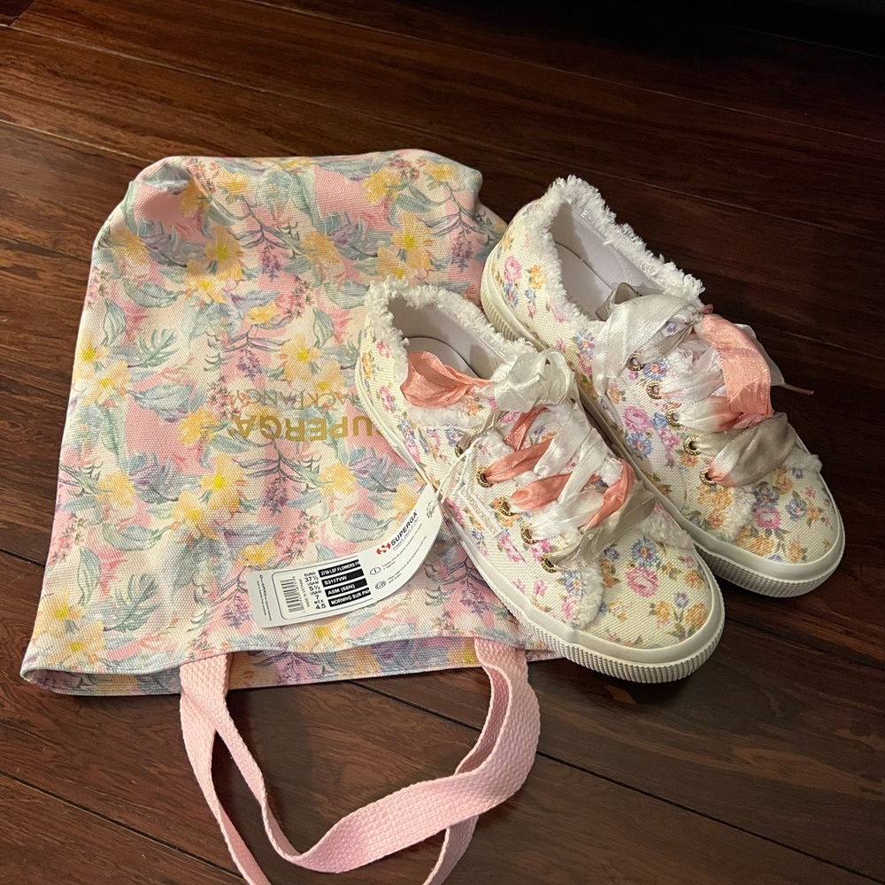 Loveshack Fancy x Superga Brand New Women’s Sneakers-NWT size 7